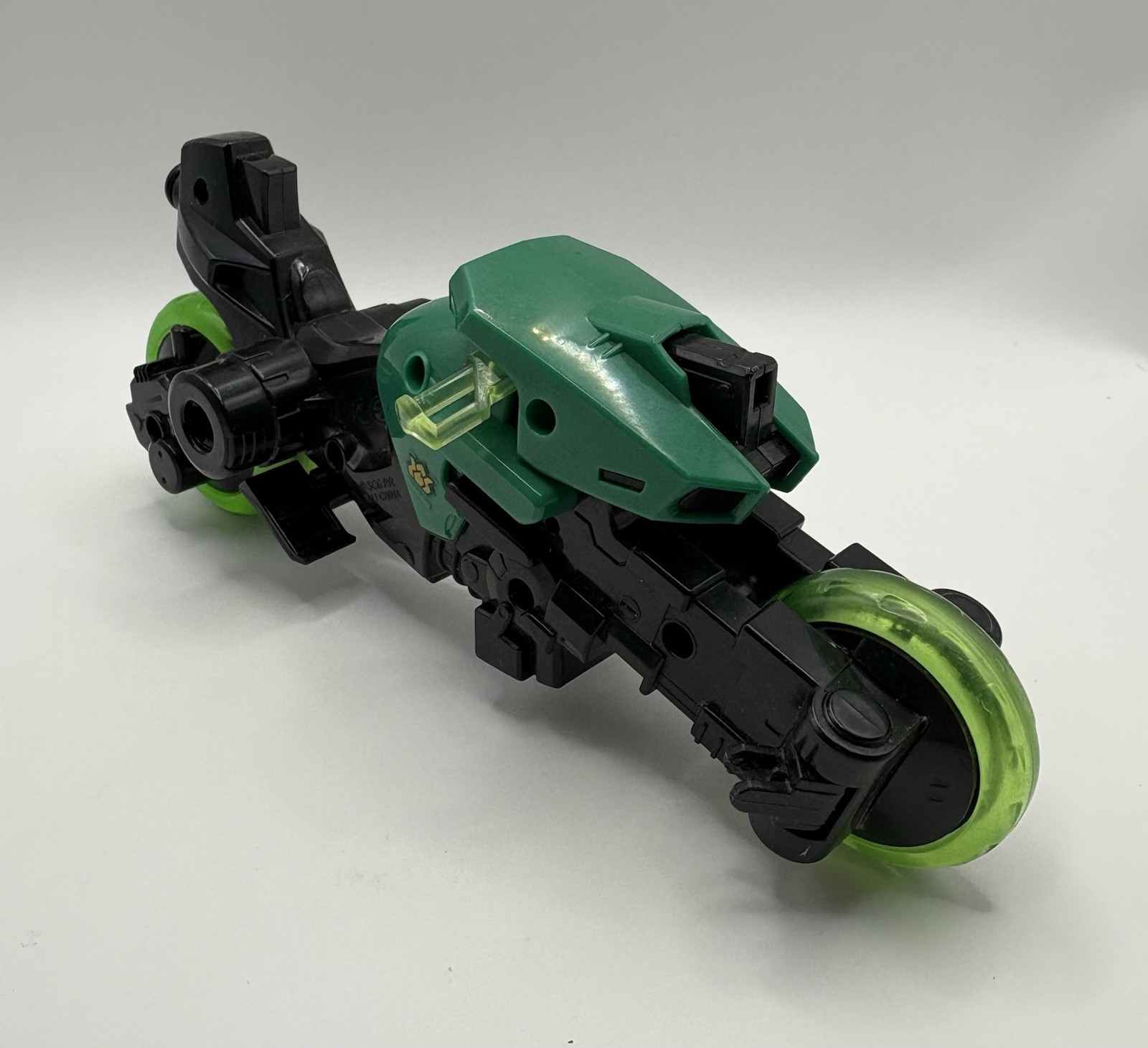 Power Rangers Samurai Green Forest Sword Cycle Motorbike Vehicle Bandai 2011