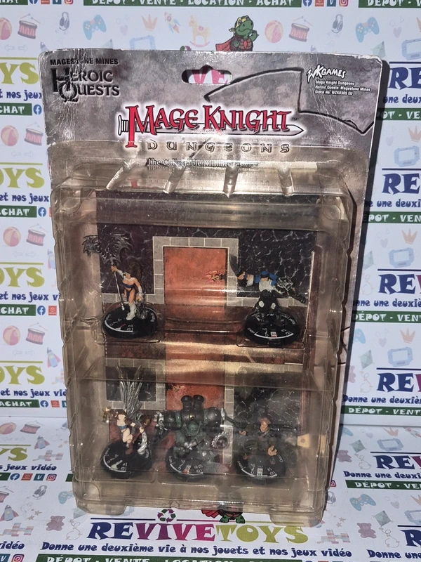 Pack extension mega knight dungeons heroics quest heroclix vintage