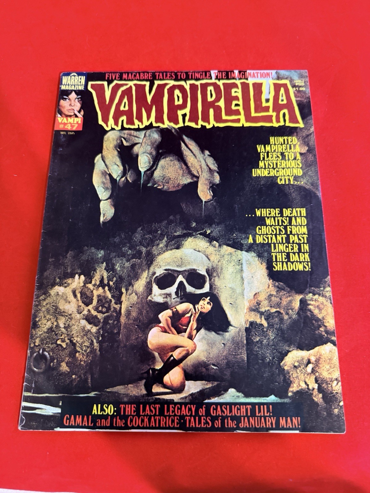 1975 VAMPIRELLA #47 Warren Magazine Vintage Horror Comic😱🔥
