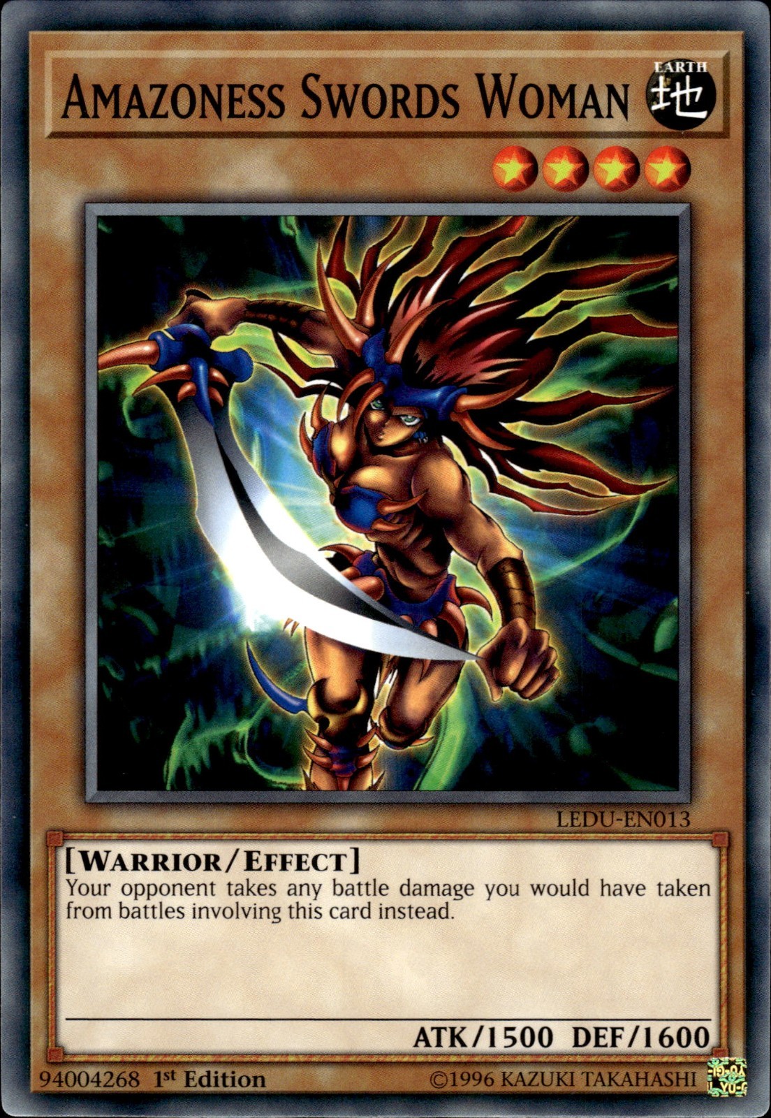 Amazoness Swords Woman - 1st Edition LEDU-EN013 - NM - YuGiOh