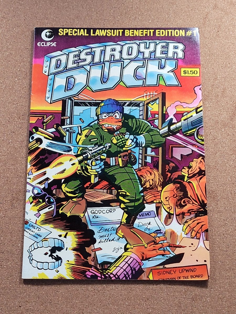 Destroyer Duck 1 Eclipse Comics 1982 KEY ISSUE Jack Kirby Higher Grade Premiere