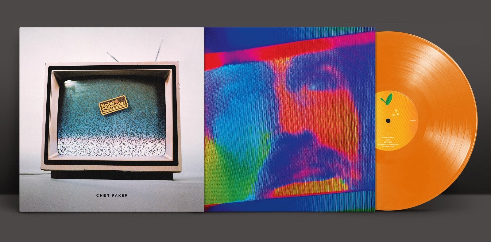 INDIE EXCLUSIVE Hotel Surrender by Chet Faker (LP, 2021) on ORANGE Vinyl, Import