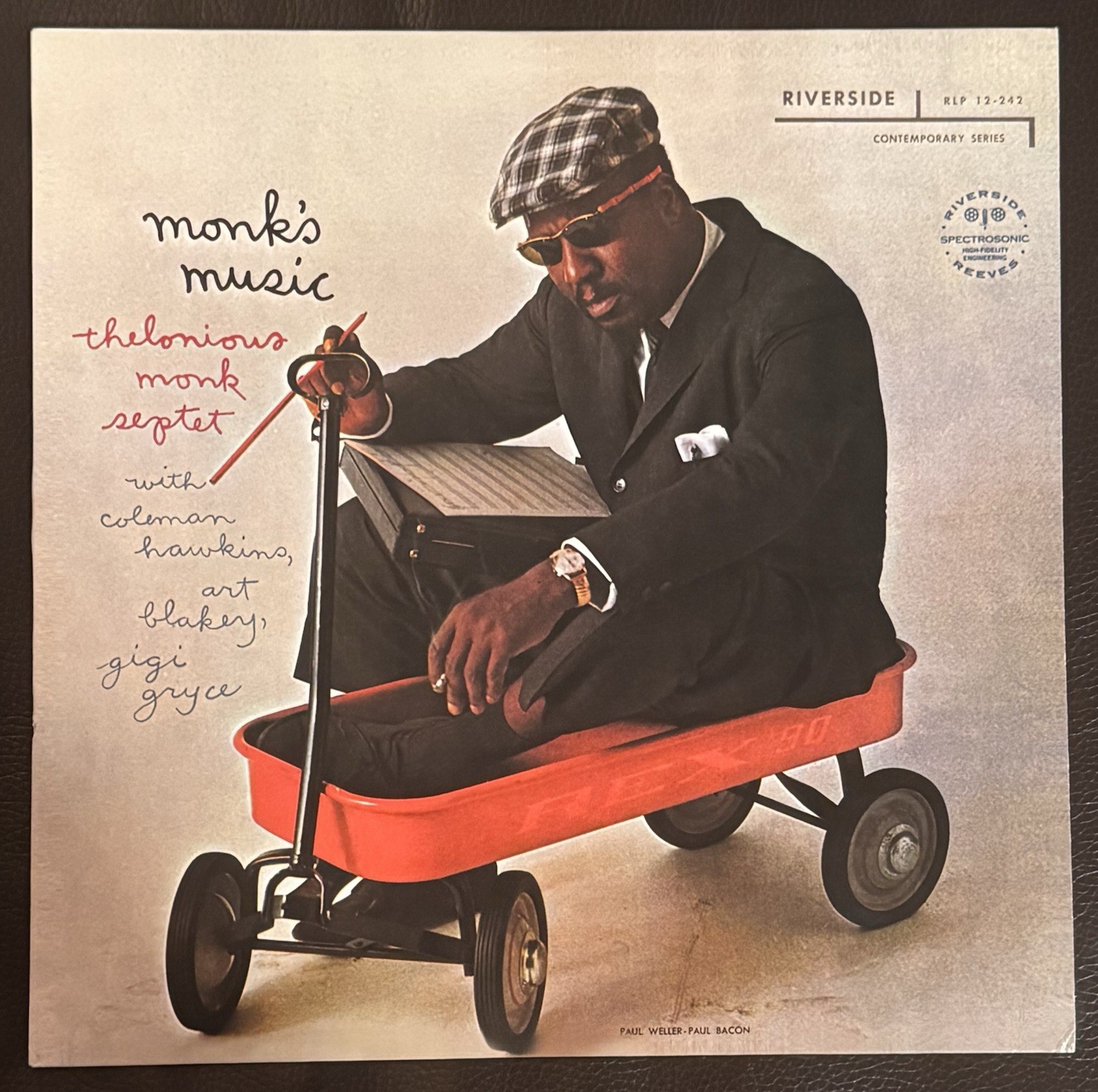 Thelonious Monk Septet MONK’S MUSIC Vinyl LP Record RIVERSIDE OJC-084 (RLP-242) 