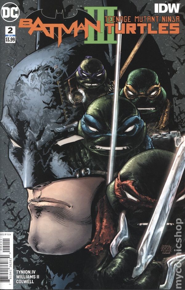 Batman Teenage Mutant Ninja Turtles III #2A QUASI NUOVO 2019 immagine stock