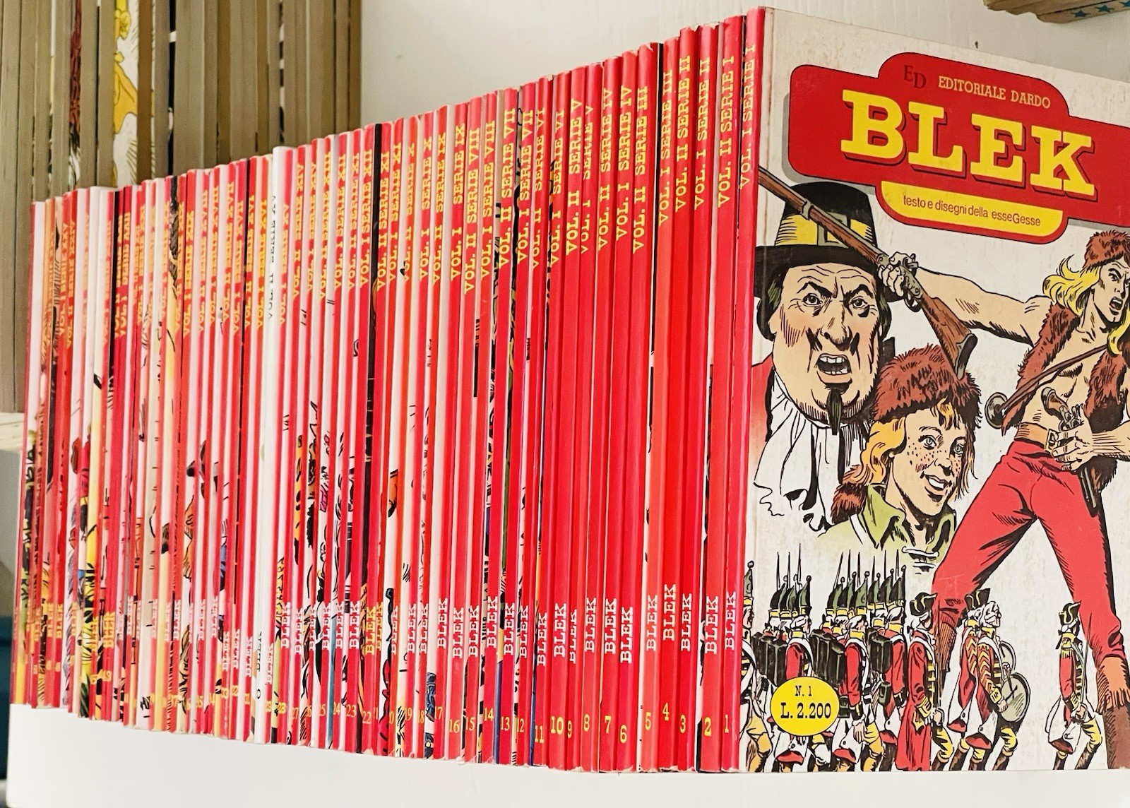 Blek Dardo anni 90 n.1/52 completa originale da magazzino mai aperti
