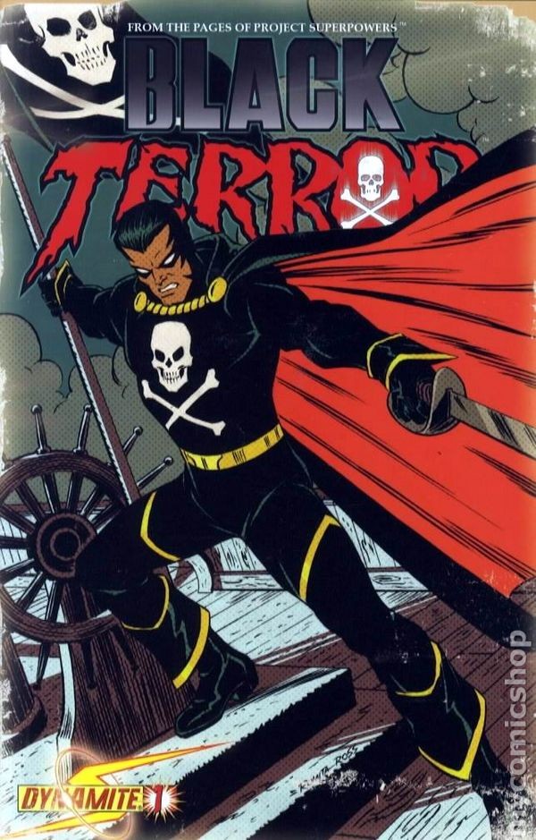 Black Terror 1C VG 2008 immagine stock basso grado