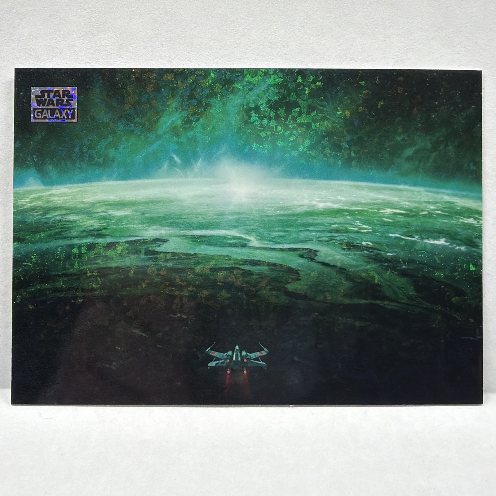 2025 Topps Chrome Star Wars Galaxy Mini Diamond Dagobah #76 Phaserunner