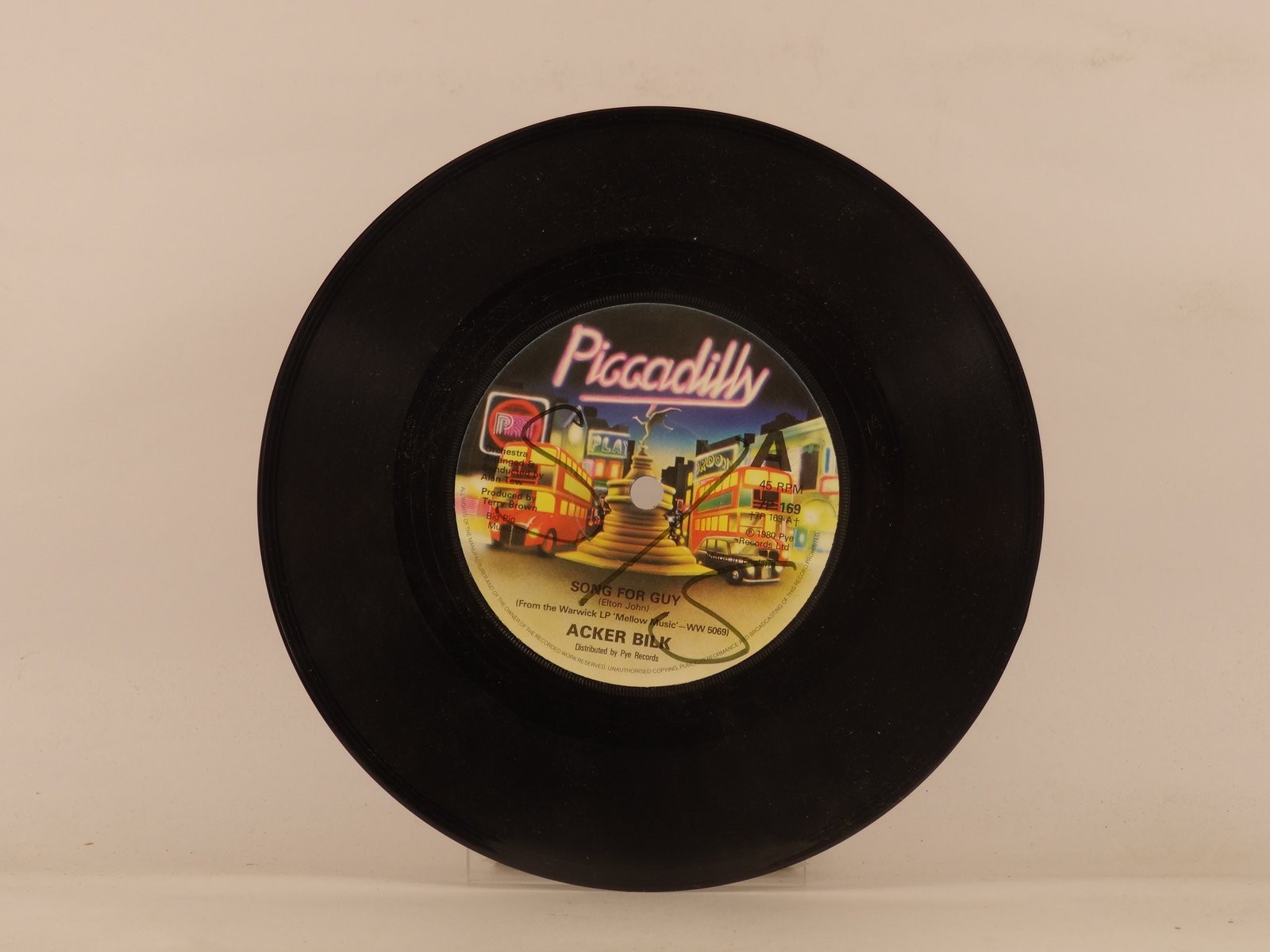 BILK,ACKER SONG FOR GUY (137) 7" PICCADILLY