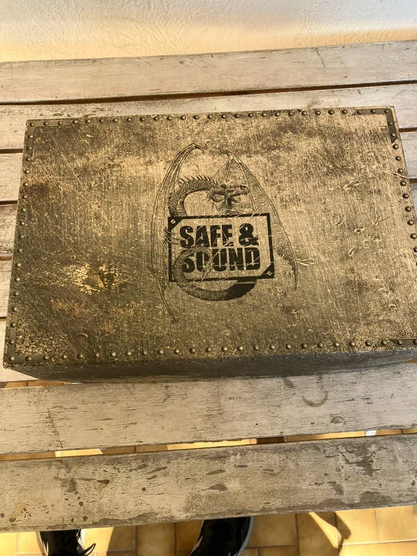 Safe & Sound XL Box porta miniature con 2 vassoi in spugna