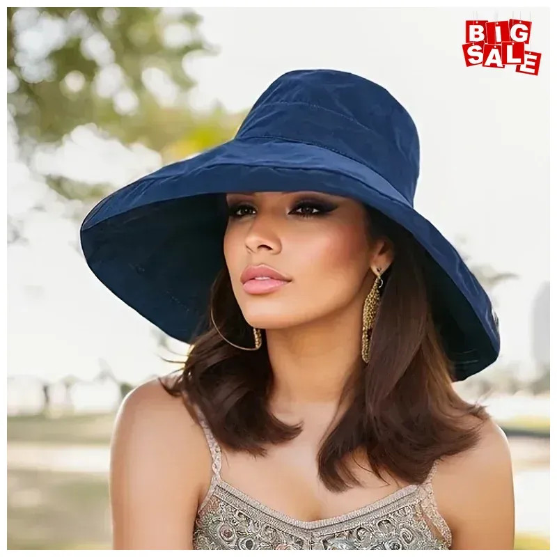Cappello donna secchiello primavera estate panamense quattro stagioni pescatore tesa grande