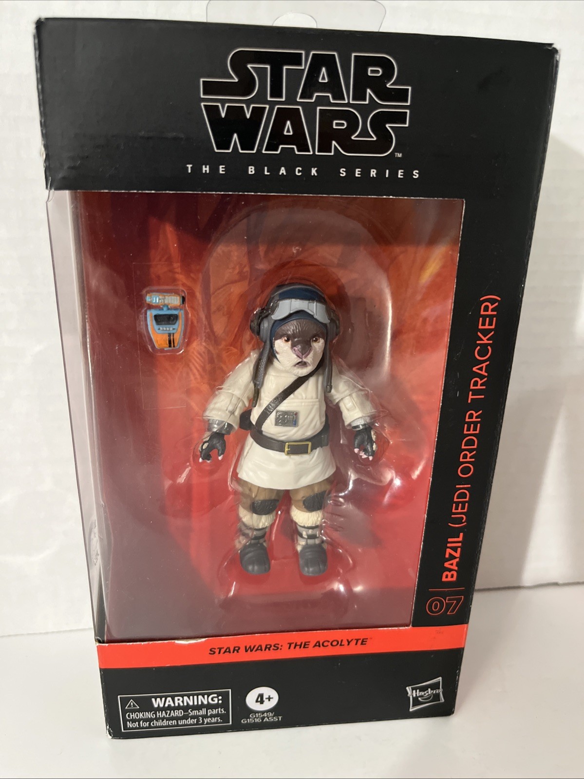 Star Wars Serie Nera Bazil Jedi Order Tracker 6" Figura Acolyte 2024 Hasbro