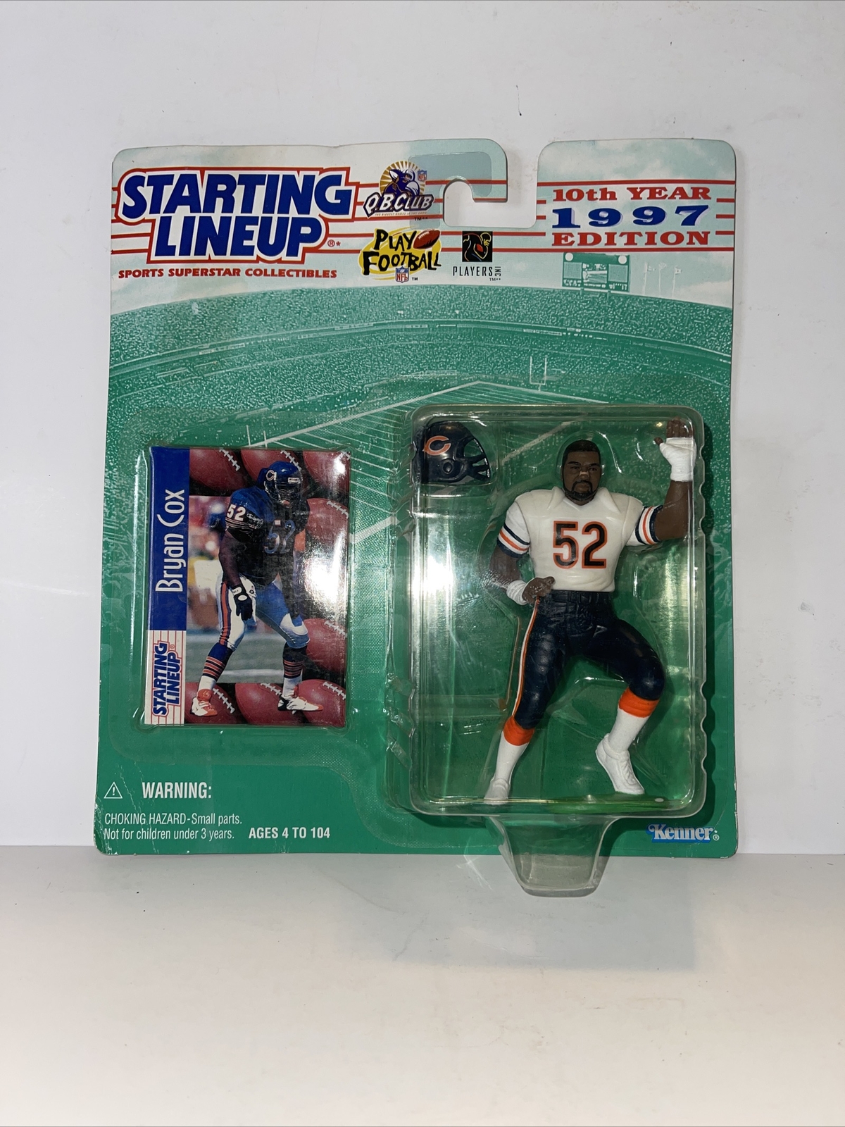 NFL Football Starting Lineup 1997 Chicago Bears Bryan Cox Figure E17