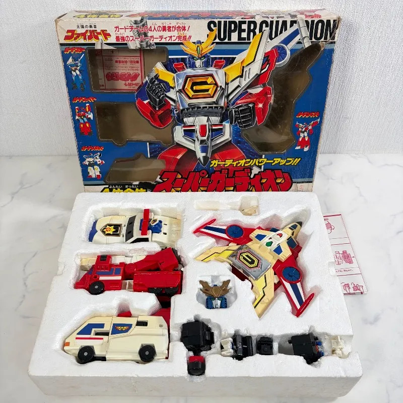 Takara 4 Unità Combinazione Super Guardion Brave Fighter of Sun Fighbird Giocattolo Retrò
