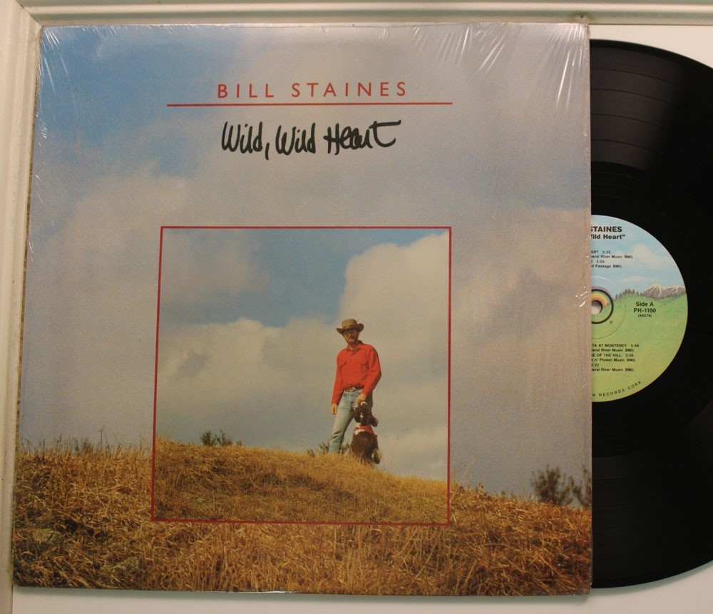 Bill Staines Lp Wild, Wild Heart On Philo - Vg++ To Nm / Vg++ To Nm (Shrink!)