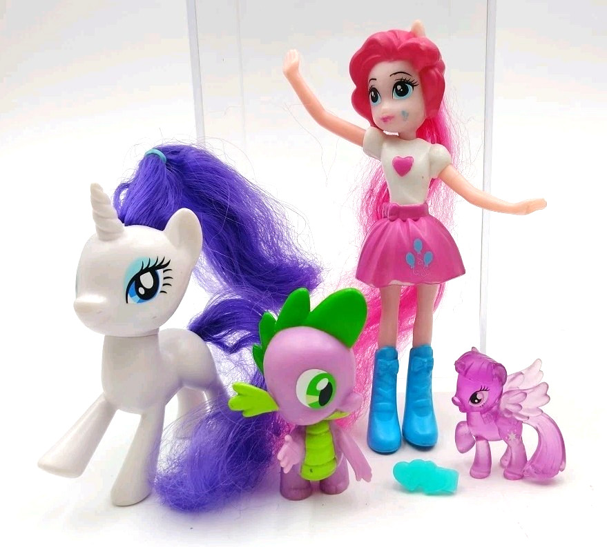 My Little Pony Friends of Equestria Rarità & Spike + Lotto: Bambina, Clip e 1 Pony
