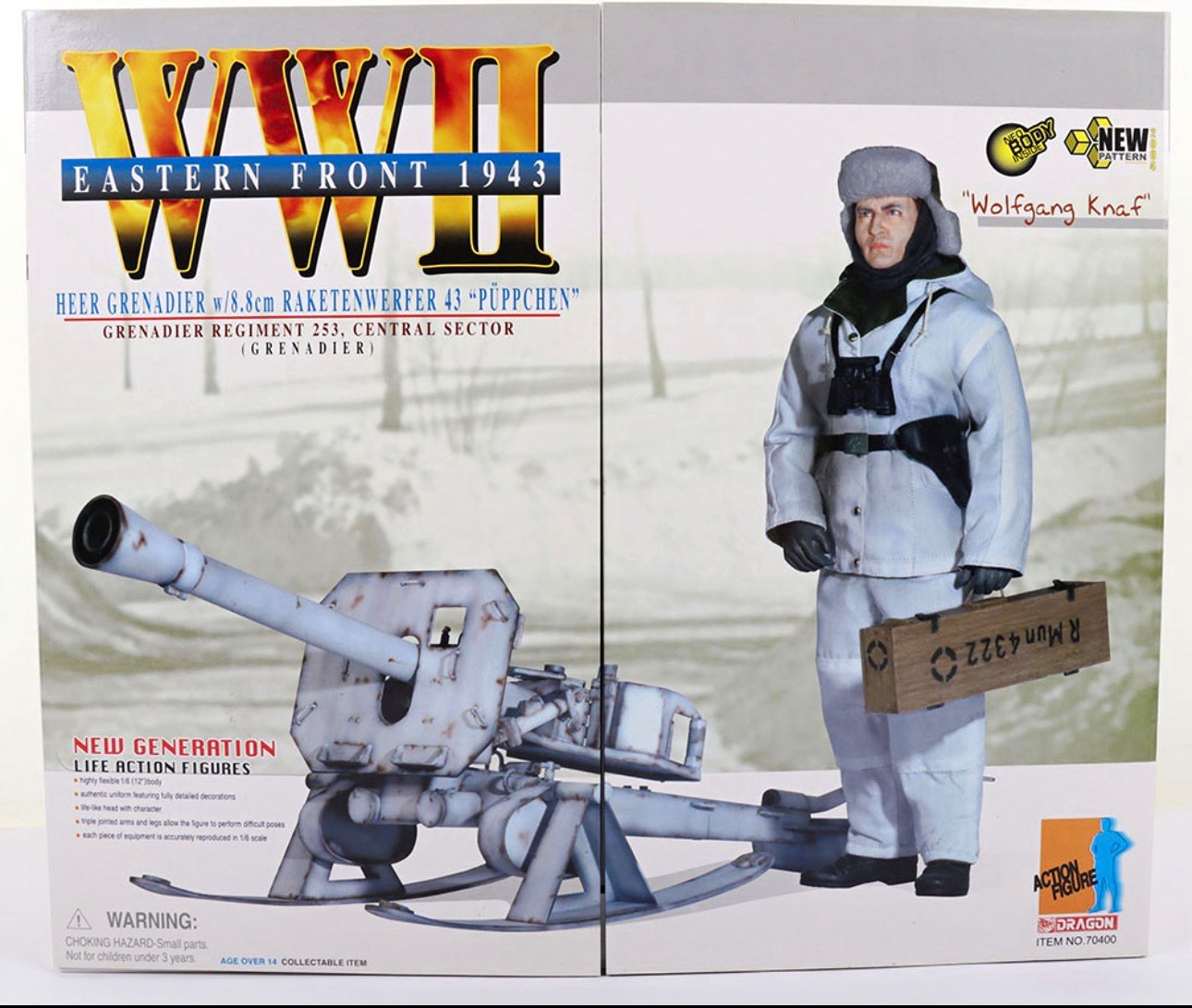 Dragon Wolfgang Knaf WWII Eastern Front 1943 1:6 Action Figure 70400 Hat