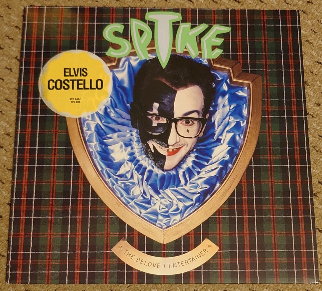 Elvis Costello:  Spike   1989  European  First Press EX+  LP  Alsdorf