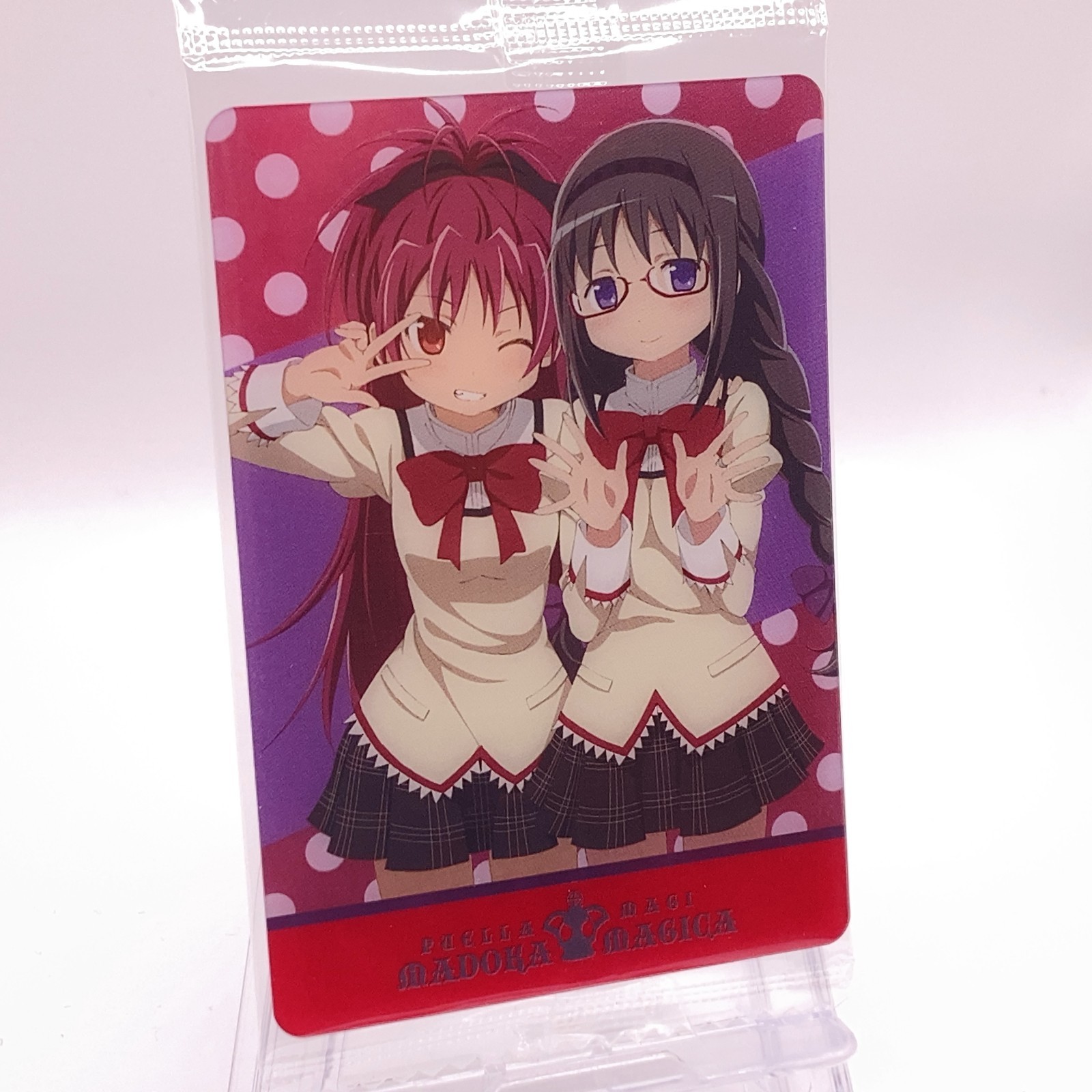 Homura Akemi Puella Magi Madoka Magica Wafer Card Giappone TCG Bandai n.19 K280