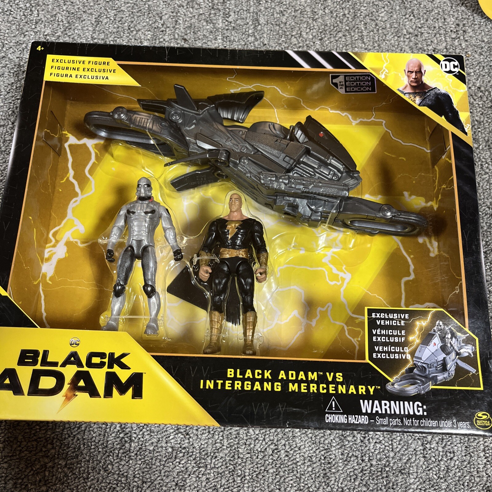 Black Adam vs Intergang Mercenary, Walmart Exclusive Figure 1a Edizione DC Comic