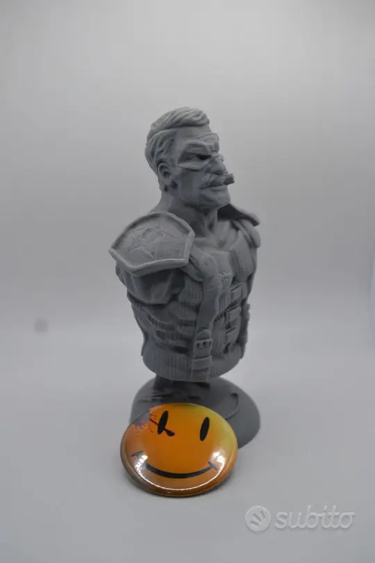 Busto Il Comico Watchmen  con Spilla