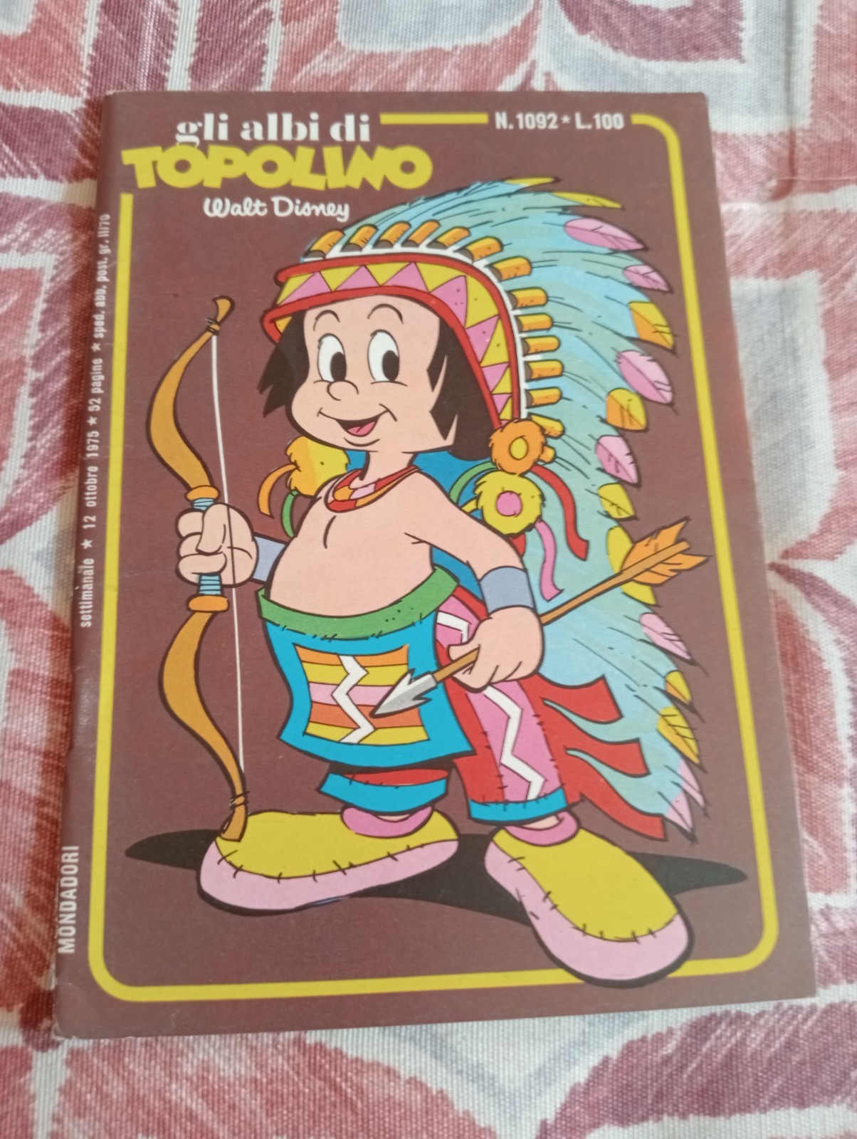 ALBI DI TOPOLINO N. 1092 Mondadori 1975 MONDADORI CON BOLLINO