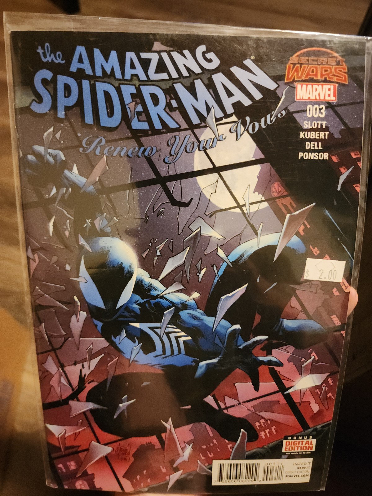 Amazing Spider-Man: Renew Your Vows #3, variante Kubert quasi nuovo, Marvel