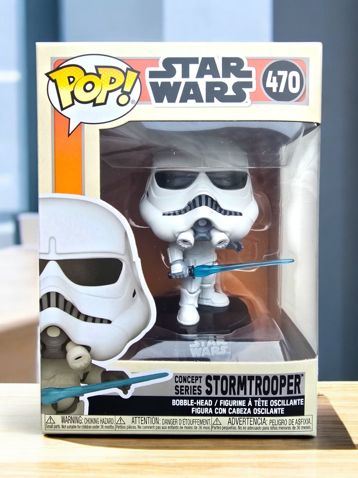 Funko pop Star-Wars Concept Series Stormtrooper 470 neuf