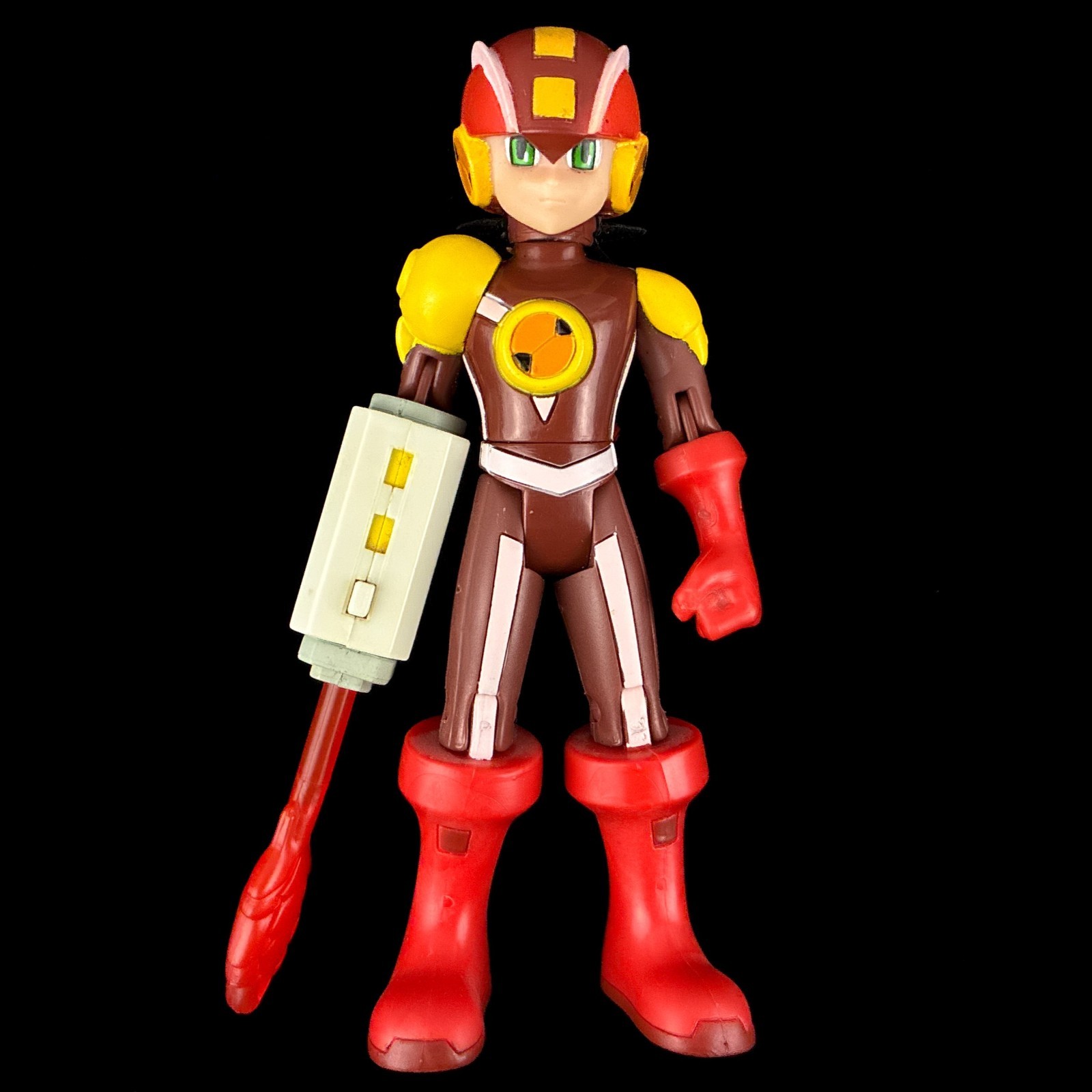 Modellino Mattel Mega Man 2004 NT Warrior HeatGuts Heat Guts V1