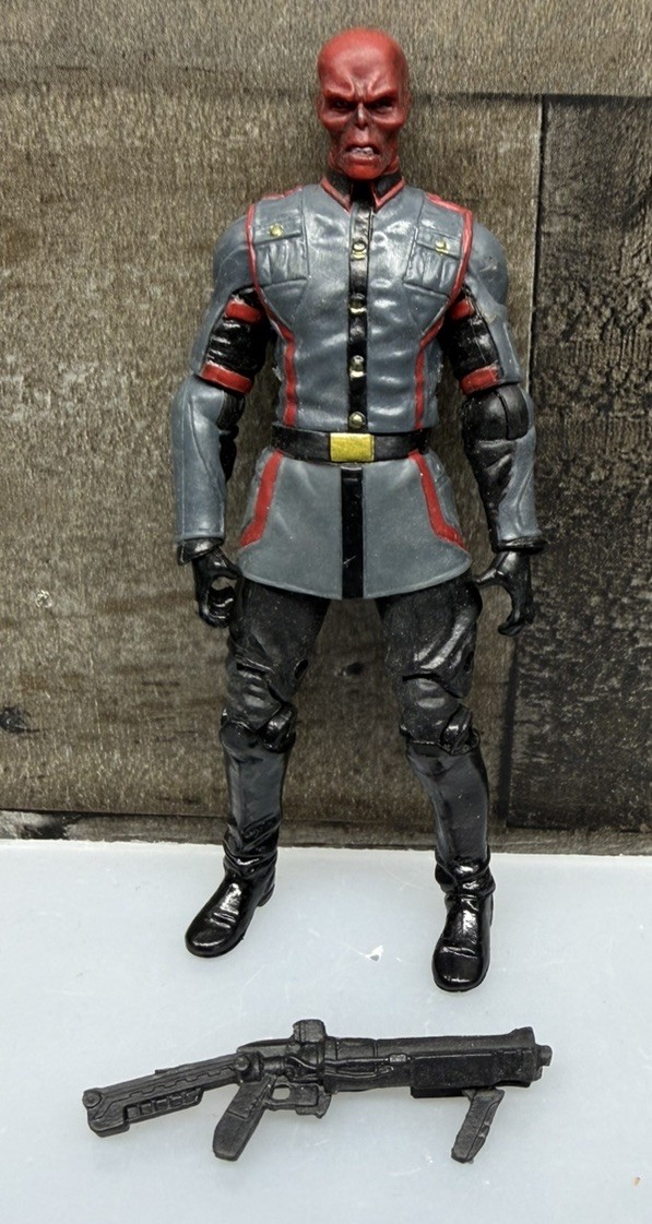 2011 Marvel Universe 3,75" Captain America Concept Series Teschio Rosso Fuoco Cosmico 