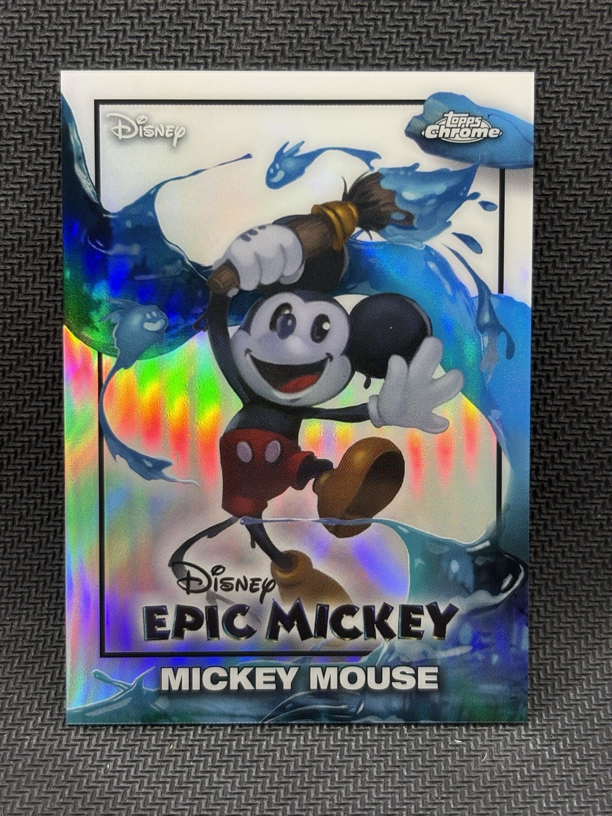 Topolino 2026 Topps Disney Neon Epic Topolino Inserto Cromato EM-1