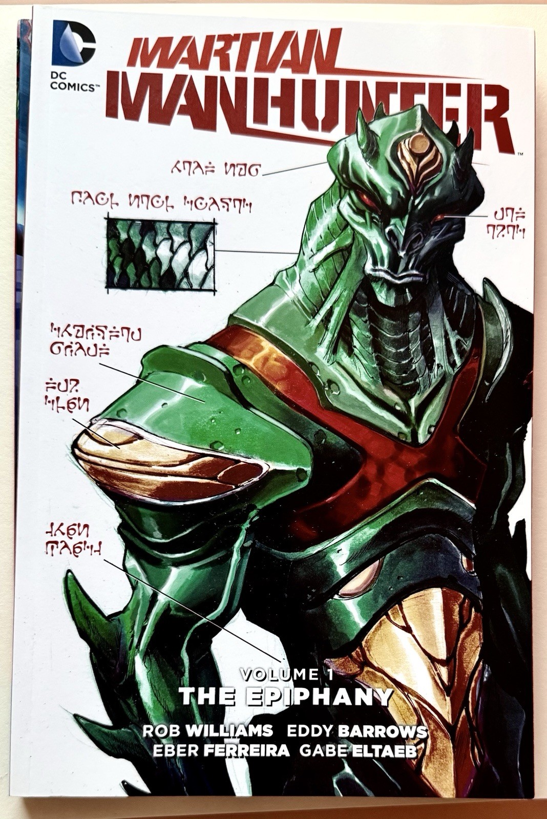 Martian Manhunter, Rings Of Saturn & (2) Volumes By Rob Williams