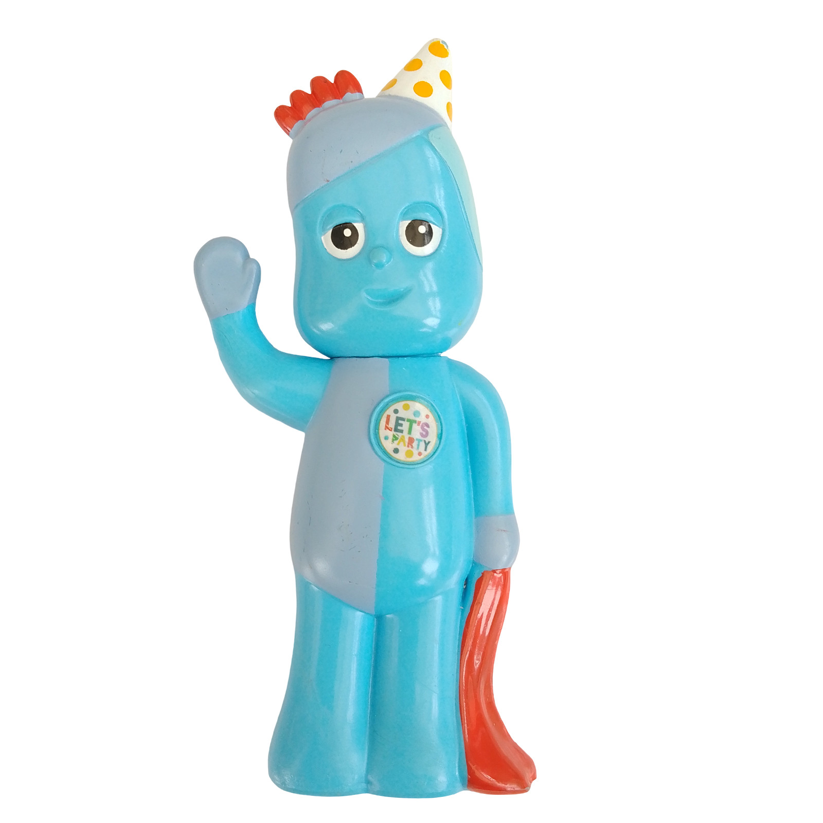 Figura in plastica Iggle Piggle nel giardino notturno lascia festa