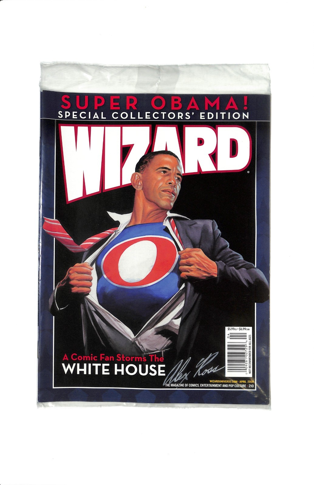 Wizard Super Obama Special Collectors Edition Magazine 2009