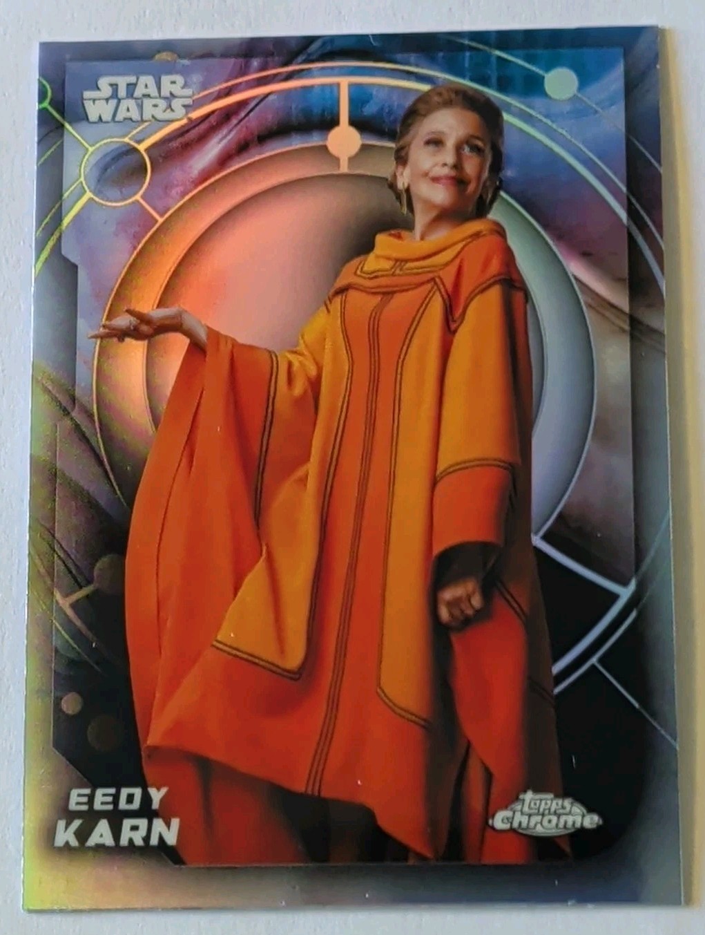 Topps Chrome 2026 Star Wars Andor Refractor Eedy Karn Kathryn Hunter #61 Andor