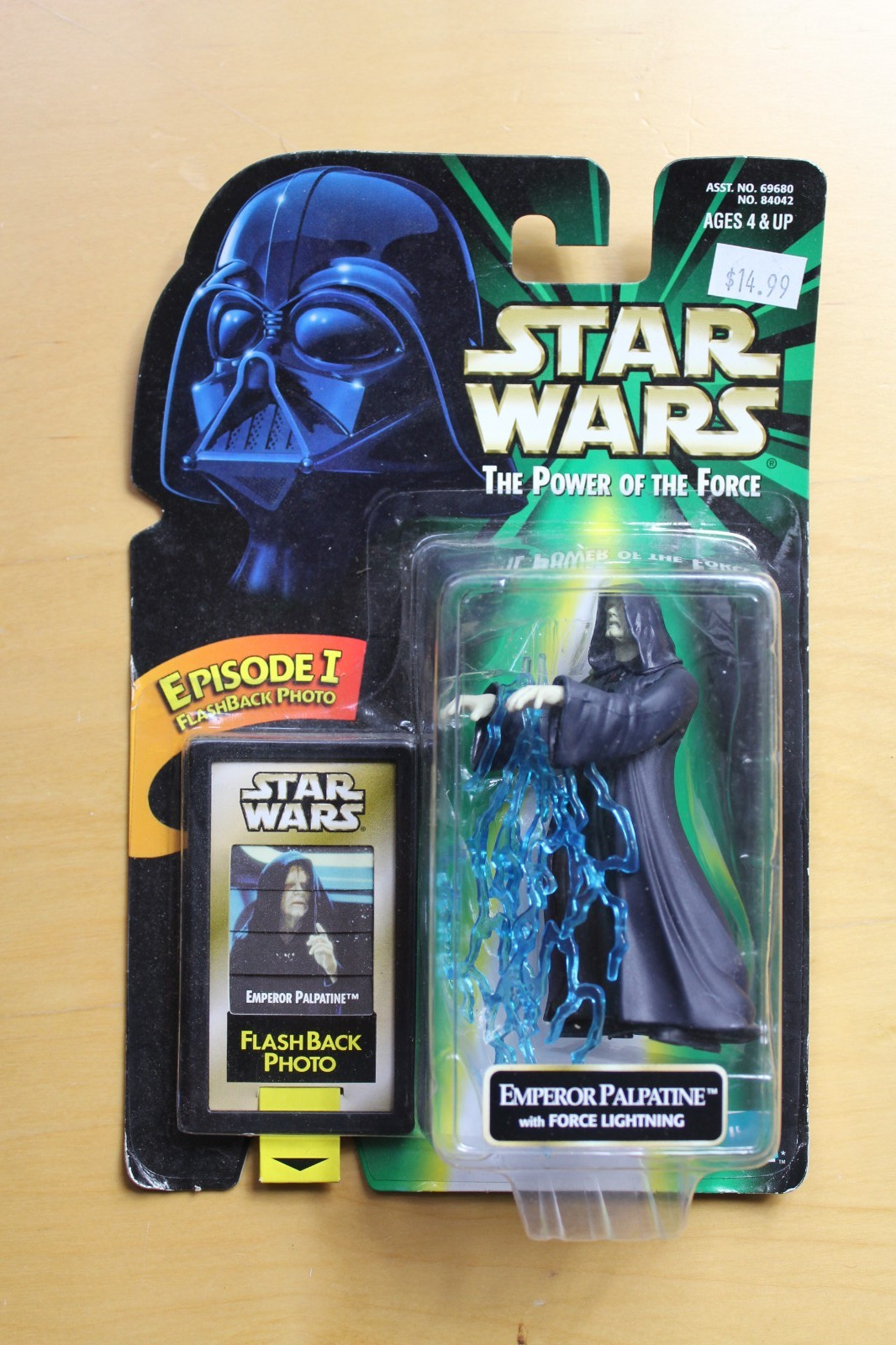 Star Wars Power of the Force Flashback Imperatore Palpatine 3,75" Figura Hasbro Nuovo