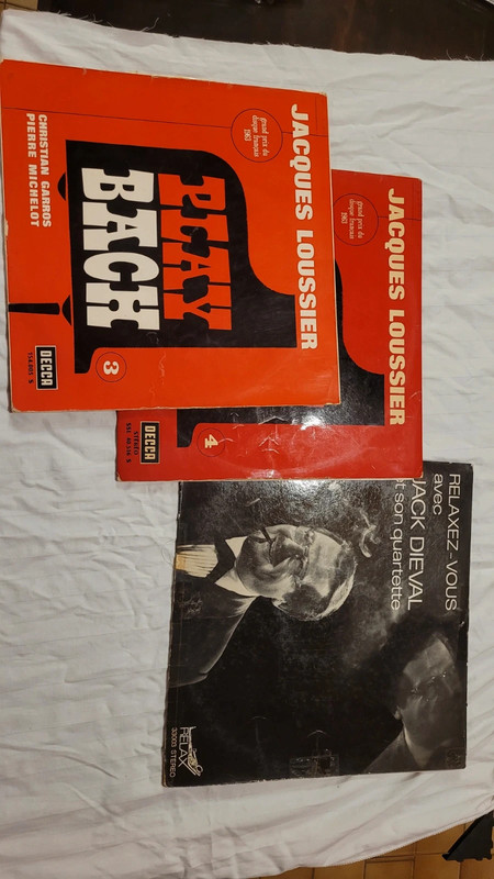 Lot 3 vinyles 33t Jazz