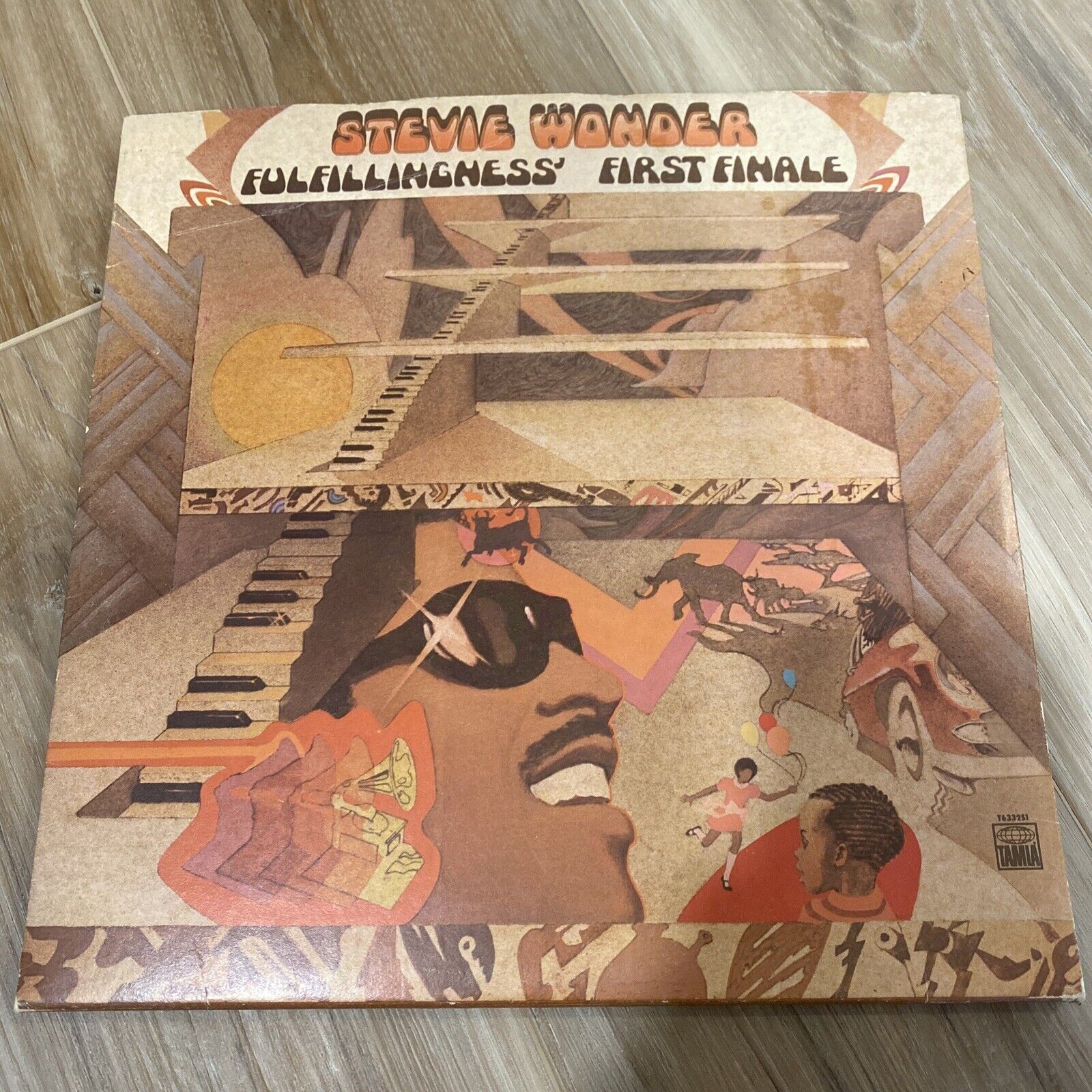 Stevie Wonder “Fulfillingness' First Finale” Vinyl LP 1974 1st Tamla Press