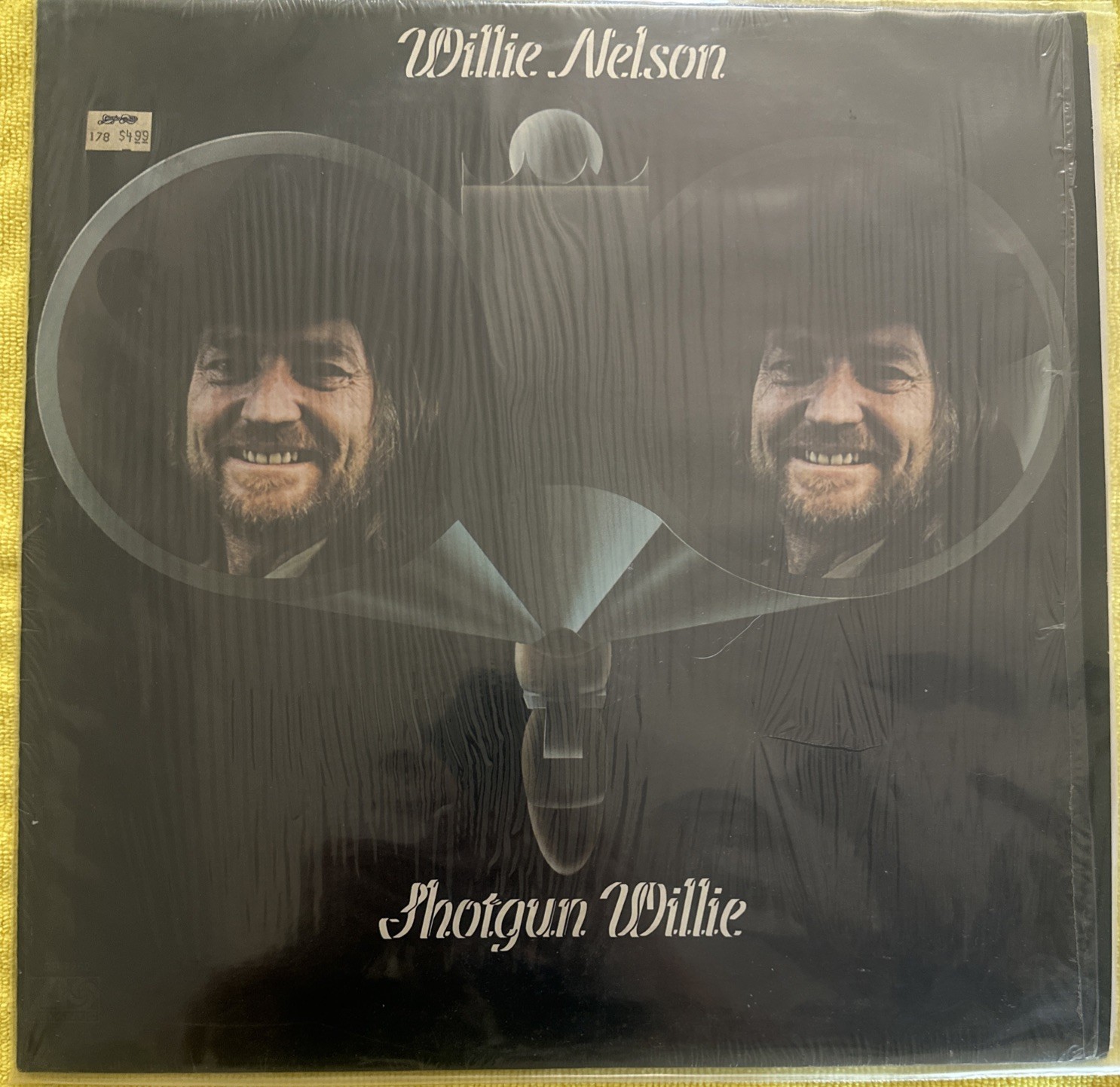 Willie Nelson Shotgun Willie Vinyl LP Cover In Shrink VG+/NM-