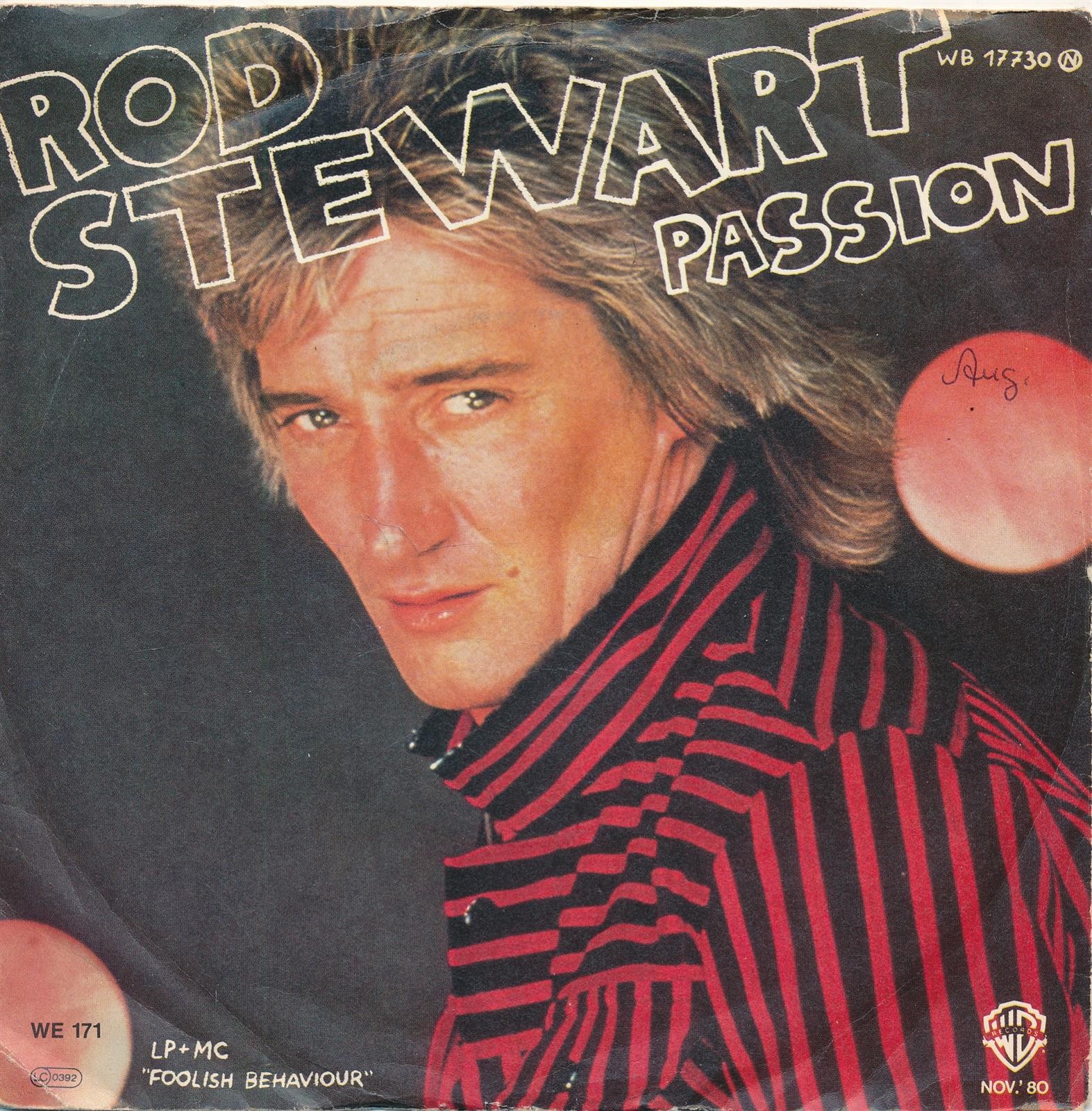Passion - Rod Stewart - Single 7" Vinyl 181/11
