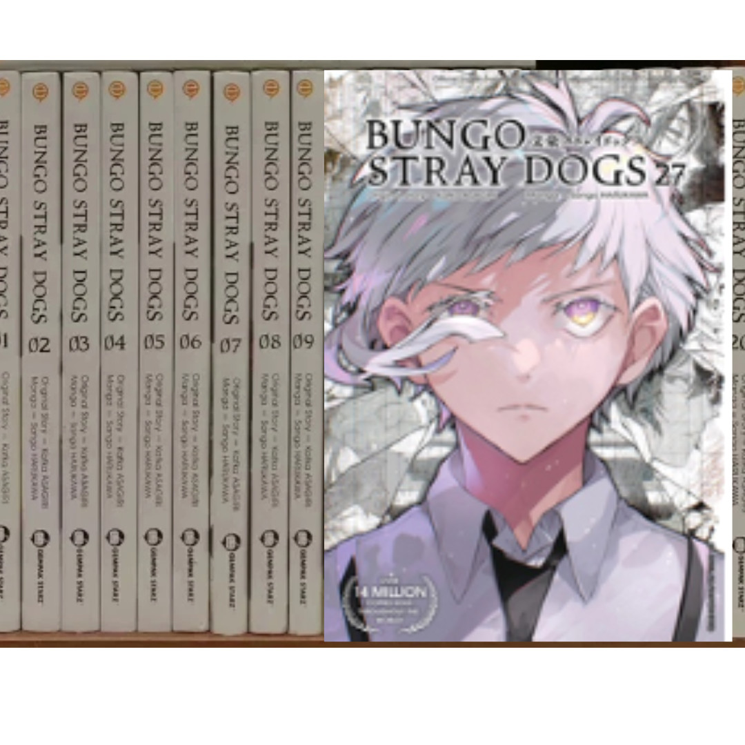 Bungo Stray Dogs manga fumetto versione inglese set completo volume 1-27 Kafka Asagiri
