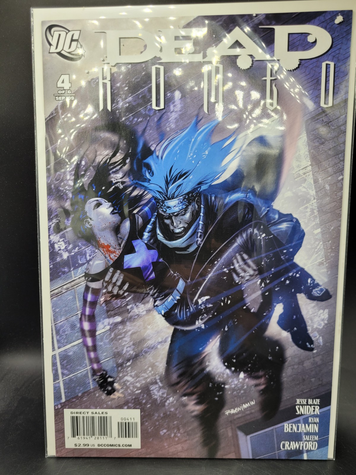 Dead Romeo #4 DC Sept 2009 Jesse Blaze Snider Ryan Benjamin New Like Grade