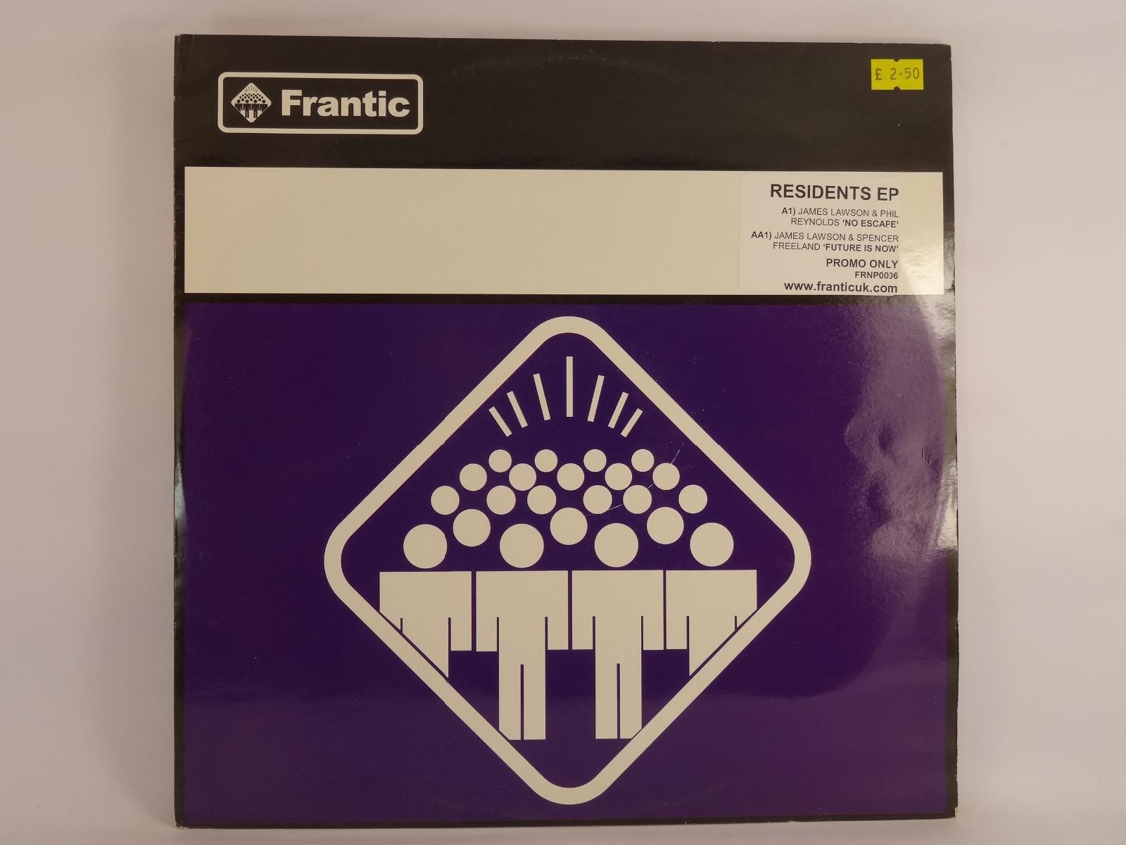 JAMES LAWSON & PHIL REYNOLDS / SPENCER FREELAND RESIDENTS EP (89) 2 Track Promo 