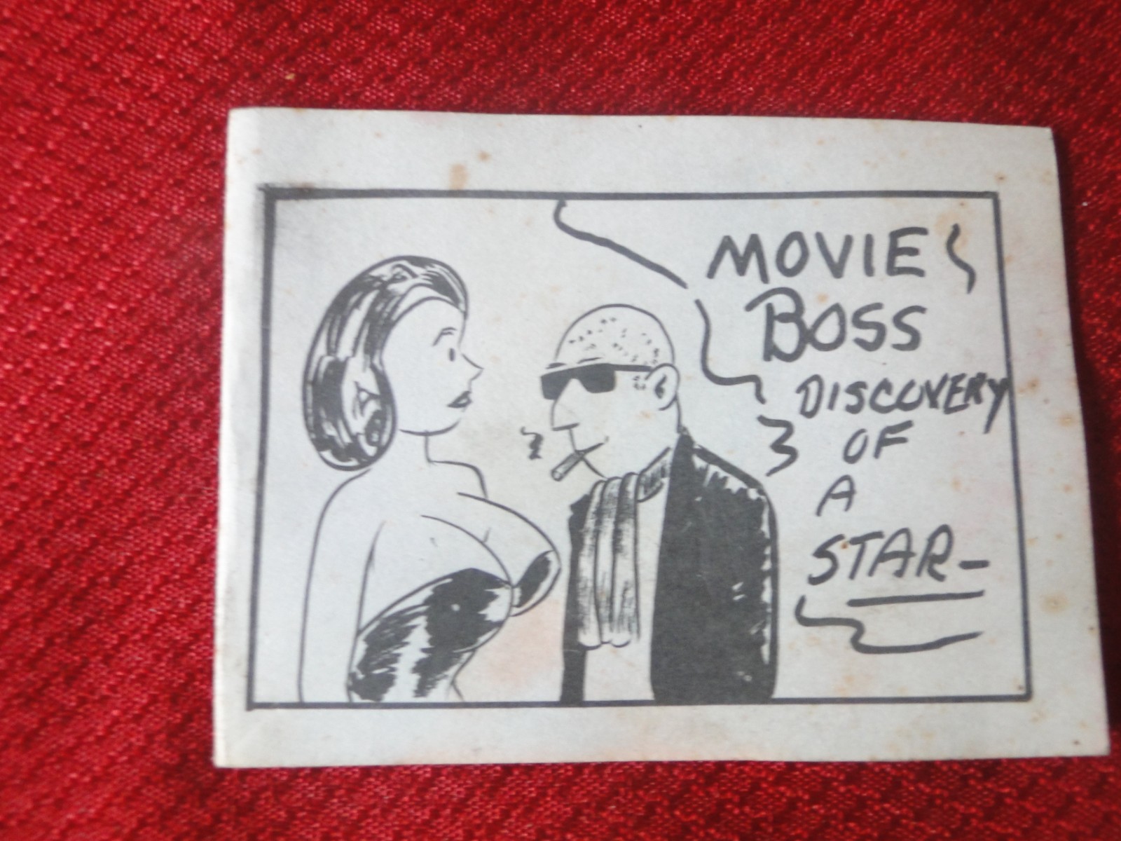 Vintage TIJUANA BIBLE 8 Pager Movie Boss Discovery Of A Star                 TB3