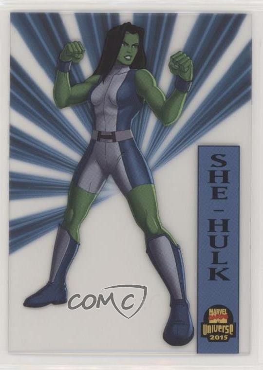 2015 Marvel Fleer Retro 1994 Animazione Sospesa She-Hulk (variante) #18 03ys