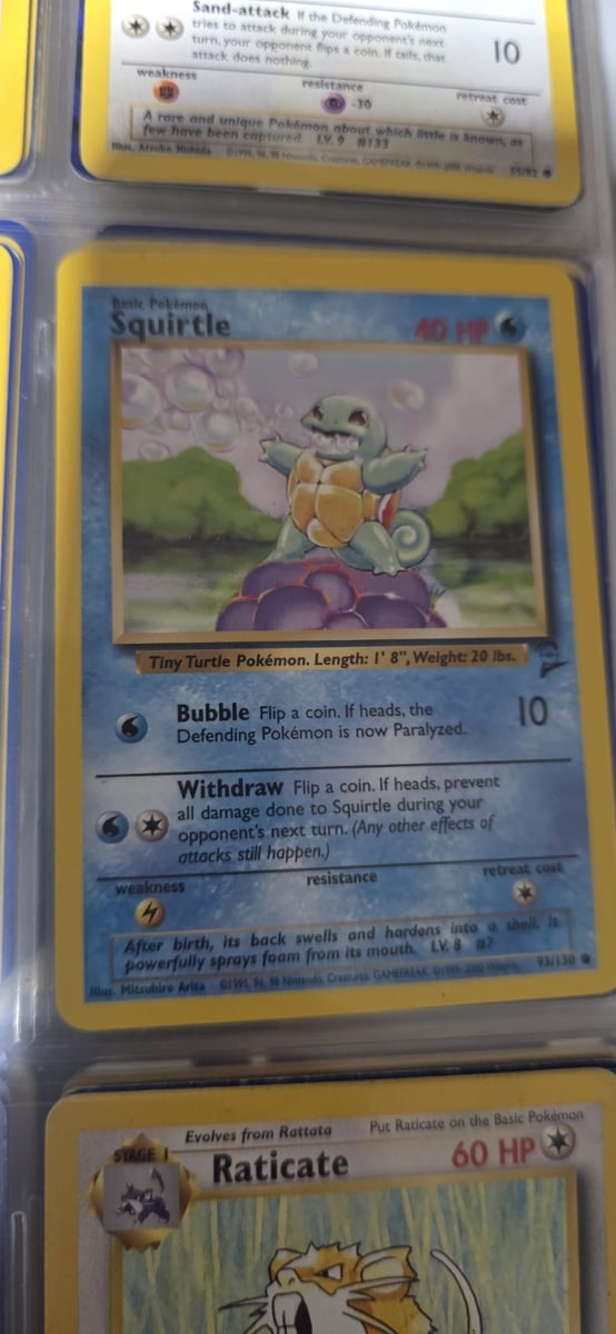 Lotto pagine raccoglitore carte Pokemon 9 bundle collezione/vintage/nuove RARO 