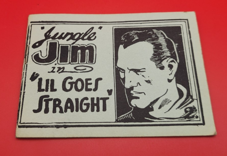 Vintage anni '30 Tijuana Bibbia 8 cercapersone giungla Jim in Lil va dritto