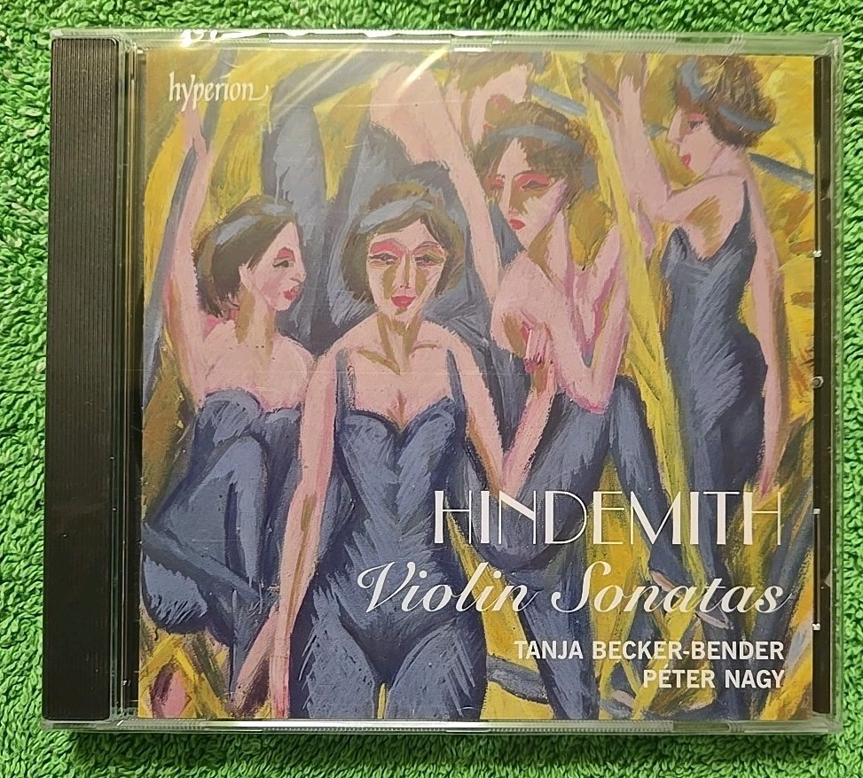 Hindemith Violin Sonatas TANJA BECKER-BENDER PETER NAGY Hyperion CD - New Sealed