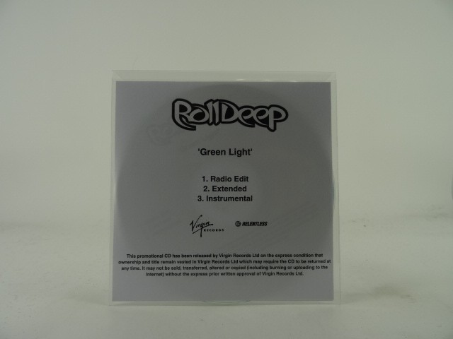 ROLL DEEP GREEN LIGHT (C11) 3 Track Promo CD Single including White Sleeve VIRGI