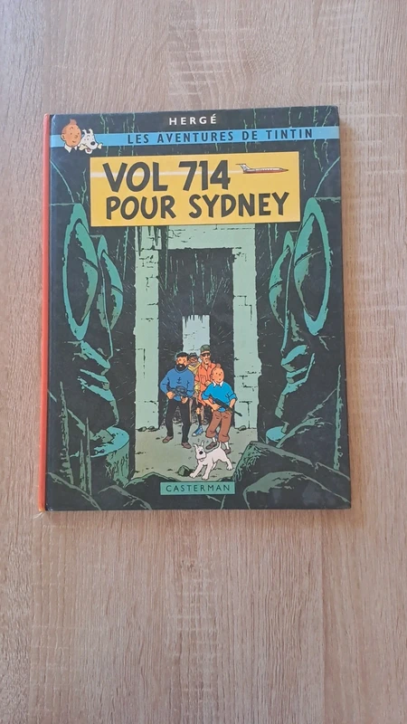 💚Tintin – Vol 714 pour Sydney – Hergé – Casterman – Album cartonné – Bon état