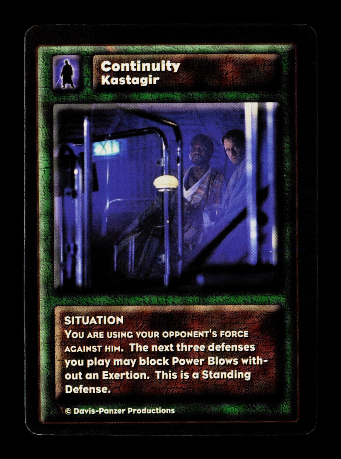 Continuity Kastagir Davis-Panzer Productions Highlander Swordmaster Trading Card